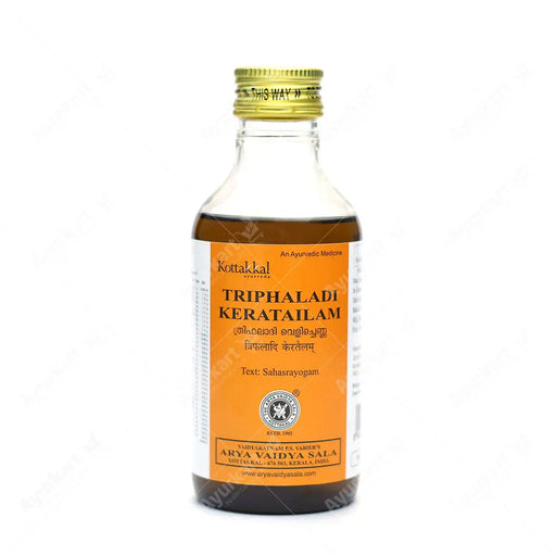 Triphaladi Kera Tailam - 200ML - Kottakkal - ayur-kart