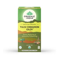 Tulsi Cinnamon Giloy 25 Tea Bags - Organic India