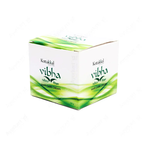 Back label of Vibha Hair Care Cream – Kottakkal
