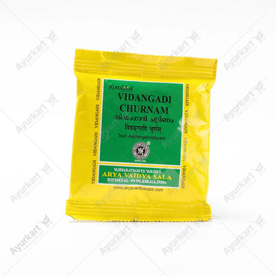 Vidangadi Churnam - 10GM - Kottakkal (10 Packs) - ayur-kart