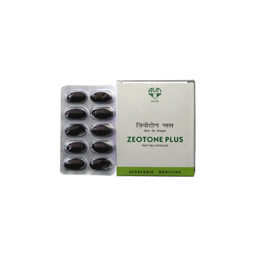 Zeotone Plus Soft Gel Capsules - 60 Nos - AVN Arogya