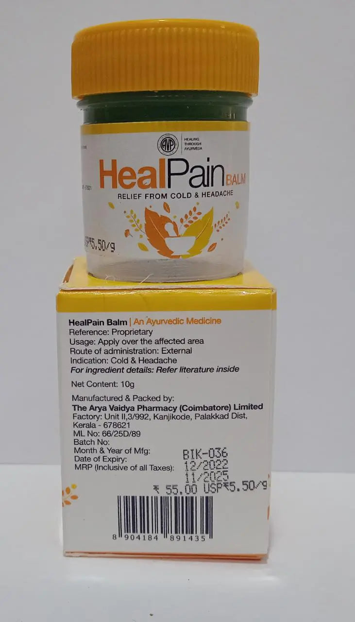 Heal Pain Balm 10G - AVP Ayurveda