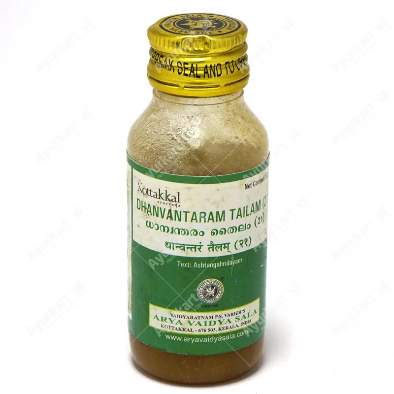 Dhanvantaram Tailam (21)- 50 ml - Kottakkal