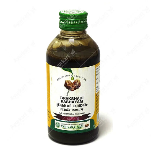 Drakshadi Kashayam label – Vaidyaratnam