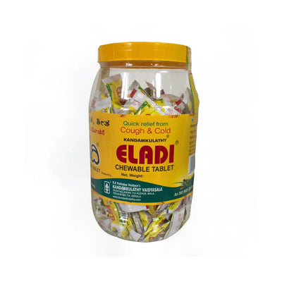 Eladi Chewable Tablet (10 Nos X 20 Pouch) - Kandamkulathy Vaidyasala - 312gms