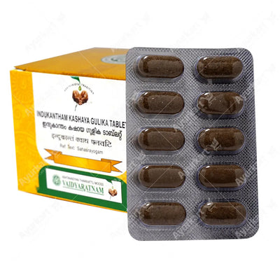 Indukantham Kashaya Gulika Tablet - 100 Nos - Vaidyaratnam