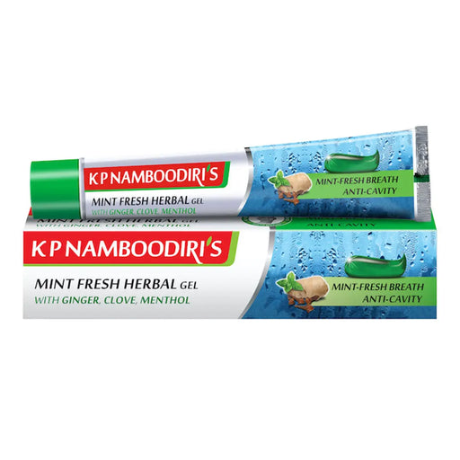 Mint Fresh Herbal Gel Toothpaste - KP Namboodiri's -150gms
