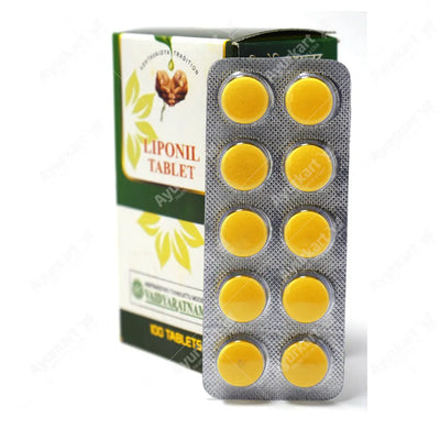 Liponil Tablets - 100 Nos - Vaidyaratnam