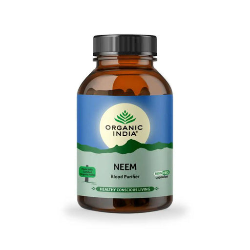 Neem 60 Capsules - Organic India - 180 Capsules