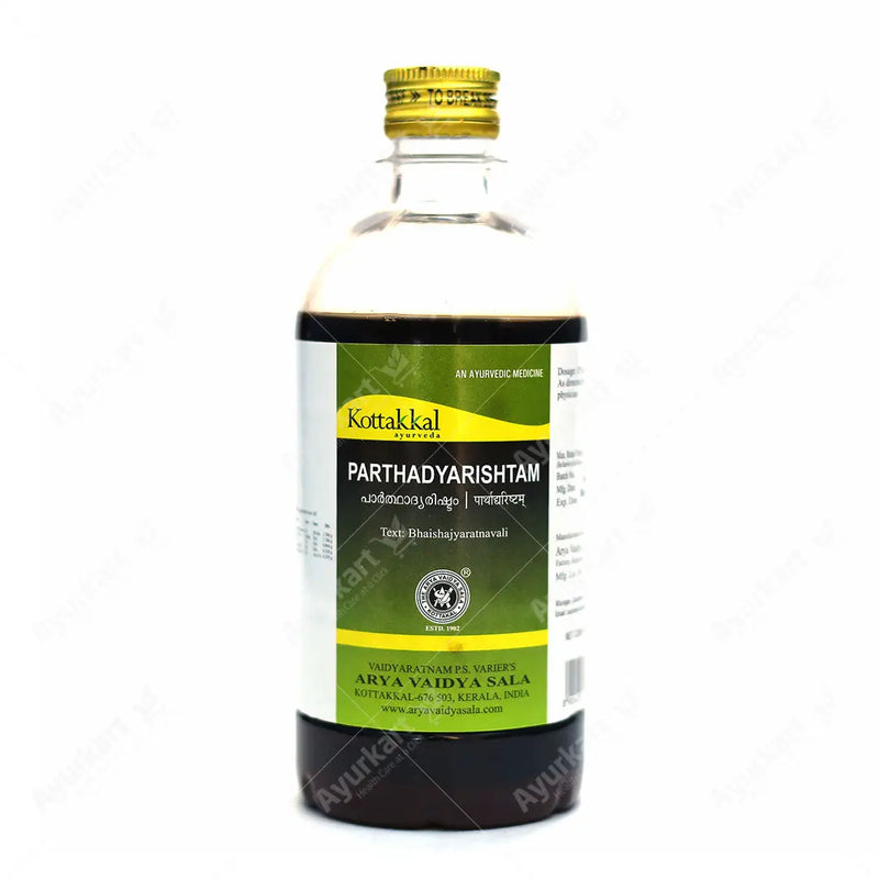 Parthadyarishtam 450ML bottle by Kottakkal Arya Vaidya Sala for heart health