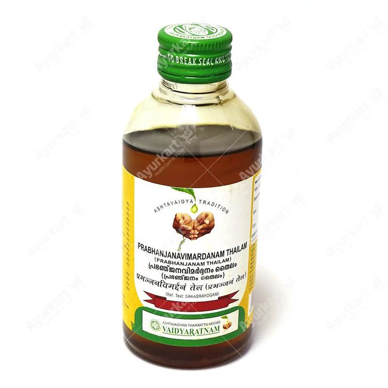 rabhanjana Vimardanam Thailam 200ml – Vaidyaratnam Ayurvedic oil for Vata disorders