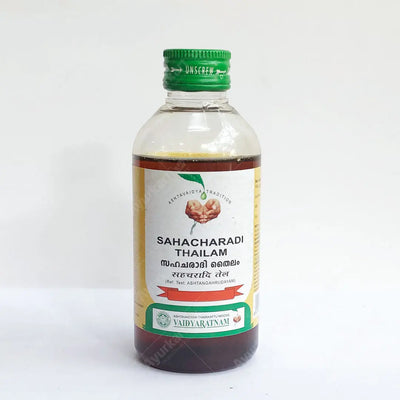 Vaidyaratnam Sahacharadi Thailam - Ayurvedic Herbal Oil for Musculoskeletal & Neurological Support - Ayurkart.com