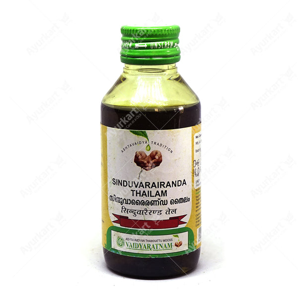Sinduvarairanda Thailam-1-Vaidyaratnam Product