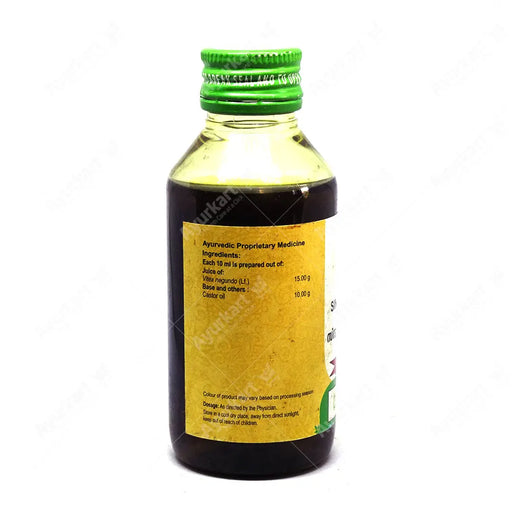 Sinduvarairanda Thailam-2-Vaidyaratnam Product