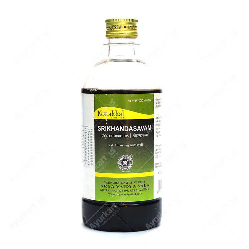 Srikhandasavam - 450ML - Kottakkal - ayur-kart