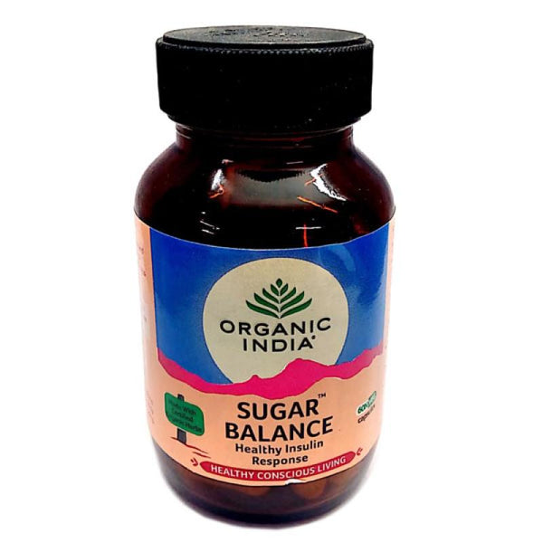 Sugar Balance 60 Capsules Bottle Online - Organic India