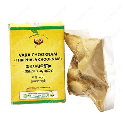 Vara Choornam / Thriphala Choornam - 50GM - Vaidyaratnam